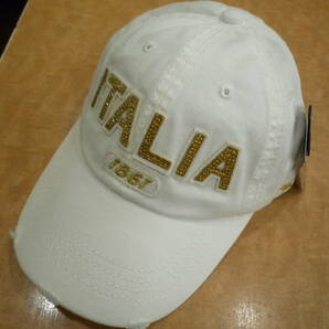 GOLD COLLECTION・ITALIA・白/ゴールド・フリーサイズ新品です！の画像1