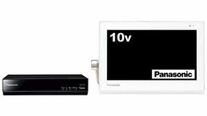 【中古品】 パナソニック 10V型 ポータブル 液晶 テレビ プライベート・ビエラ UN-10T5-W