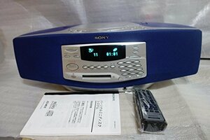 【中古品】 SONY　ソニー　ZS-M35　ブルー　パーソナルMDシステム(CD/MDシステム)(ラジカセ