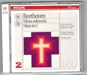 Beethoven : Missa Solemnis / Messe In C - Sir Colin Davis, London Symphony Orchestra / 2CD