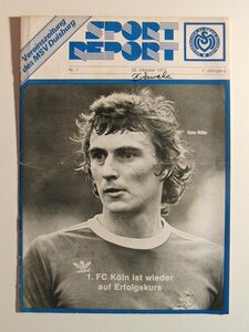 サッカープログラム◆MSVデュースブルク SPORT REPORT 1977年