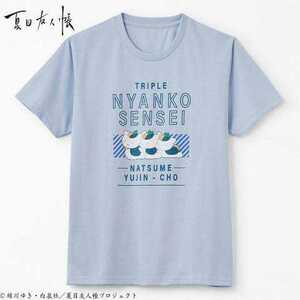 即決 夏目友人帳 ニャンコ先生 メンズTシャツ【L】新品タグ付き 