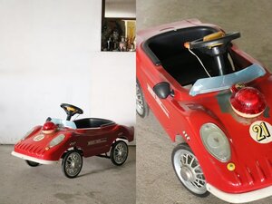 TB526ビンテージ モーリスインディ ペダルカー◇遊具/玩具/金属製/乗用車/昭和レトロ/日本製/スポーツカー/レア/希少/古道具タグボート