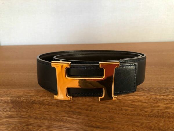 HERMES（エルメス）コンスタンスベルト　ブラック　ゴールド金具