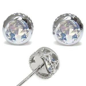  platinum royal blue moonstone men's earrings Christmas Point ..