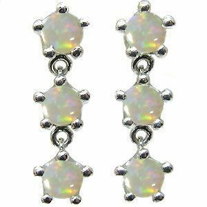  earrings k18 trilogy earrings .. opal fringe earrings 