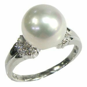 真珠指輪 プラチナ パールリング あこや本真珠 ピンキーリング クリスマス ポイント消化