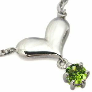  platinum anklet one bead Heart peridot anklet Christmas Point ..