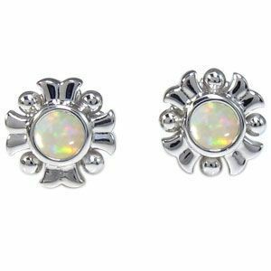  opal earrings one bead opal earrings 