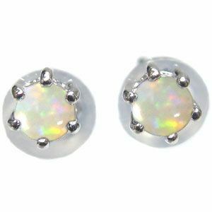  opal earrings one bead platinum opal earrings Christmas Point ..