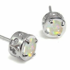  platinum men's earrings one bead opal simple Tang . men's earrings Christmas Point ..