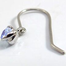 ピアス タンザナイト 一粒 シンプル k10_画像5