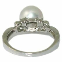 真珠指輪 パールリング 18金 あこや本真珠 指輪 ピンキーリング_画像4