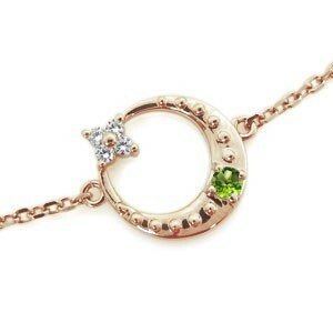 18 gold bracele peridot month star bracele 