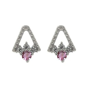 Pink Tolmarin Pierce Platinum Ladies Mill Mill Hitting Design Shind Sergrings