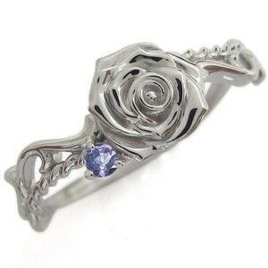 Кольцо Tanznight Ring Женское кольцо серебряной розы