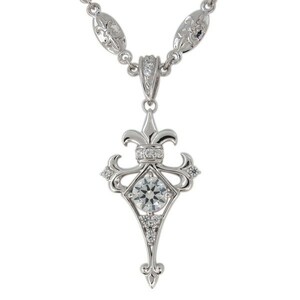 Ожерелье мужской оценка алмаза VVS Class Platinum Platinum Подвеска для рождественской точки расщепление