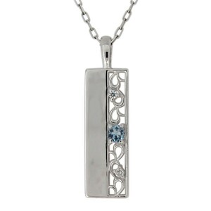  platinum necklace men's simple natural stone aquamarine sun ta Mali a Tang . plate pendant Christmas Point ..