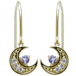 Moon Pierce Monthly Moon Pierce Tanza Night Hook Серьги K18