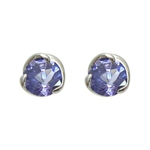  one bead tanzanite men's earrings platinum simple tanzanite men's earrings Christmas Point ..