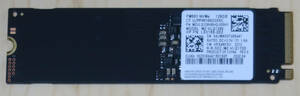 SSD 128GB NVMe 2280 SAMSUNG MZVLQ128HBHQ-000H1 使用時間2時間 