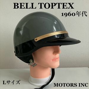 BELL ★ベル ポリス TOPTEX ヘルメット 60年代 ジョッキー 半キャップ ビンテージ BUCO ハーレー ハーフ 半ヘル MOTORS INC 札幌 北海道