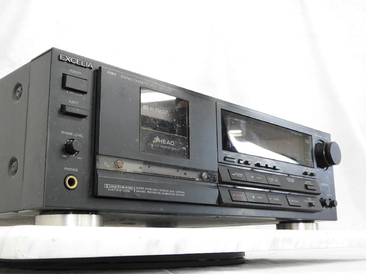 024S24□AIWA カセットデッキ EXCELIA XK-007□ - sarkanyse.hu