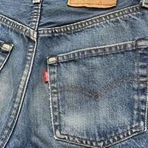 80年代vintage Levi's リーバイス501 赤耳 カットオフデニム ビンテージ W26_画像5