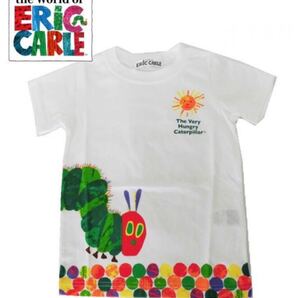 【子供服】 ERIC CARLE はらぺこあおむしTシャツ 90cm TH3252 ホワイト