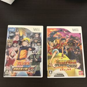 Wiiソフト ワンピースアンリミテッドクルーズ エピソード2 & ナルト疾風伝 激闘忍者大戦EX