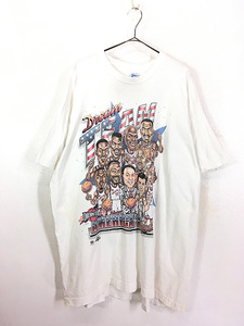 古着 90s USA製 アメリカ代表 豪華 ドリーム チーム グラフィック Tシャツ XXL 古着