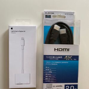 Apple 純正 Lightning Digital avアダプタ HDMI md826 a1438 デジタル