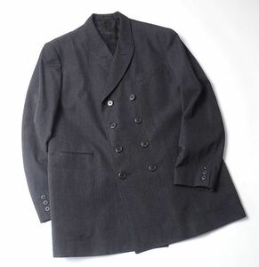 Y's for men ワイズフォーメン ダブル ウールジャケット テーラード ダブルブレスト Yohji Yamamoto メンズ (M) チャコール ●S-620