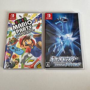 【Switch】 スーパー マリオパーティ+ポケットモンスターブリリアントダイヤモンド 2本セット