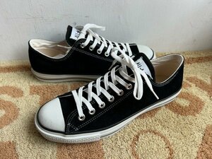 日本製 コンバース オールスター Low スエード 28cm JPN 黒 made in japan BLACK