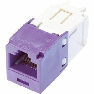 Cat6モジュラージャック 紫 CJ688TGVL