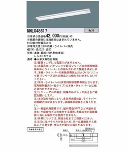 LED非常灯 非常用照明器具 器具本体のみ 水平天井取付専用 NNLG48617