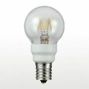 LED電球 グローブ形 調光対応 全光束:50lm 白熱球10W相当 LDG2L-G-E17/D8/27/4