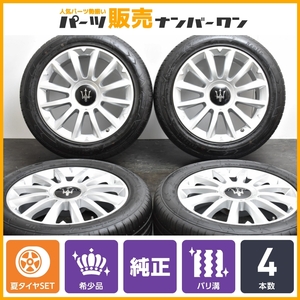 【SPEEDLINE製】マセラティ M157 ギブリ 純正 アルフィエリ 18in 7.5J +43 8.5J +33.7 PCD114.3 ネオリン 235/50R18 バリ溝 即納可能