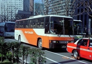 【 バス写真 Lサイズ 】 少し昔の東京空港交通 ■ ７