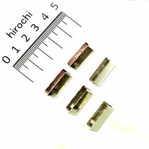 000012257370 エスコ ESCO 20mm 先端止め金具(スチール製/5個)