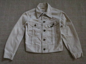 USA производства Vintage 60S Lee Lee утиль turner WESTERNER жакет KIDS baby BABY SIZE 10 атлас VINTAGE б/у одежда American Casual Kids 