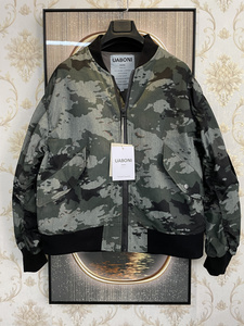 最高級EU製&定価8万◆UABONI*Paris*ユアボニ*コットンジャケット*フランス*パリ発◆コットン60% 迷彩 ミリタリー ブルゾン アウター L/48