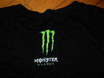 モンスターエナジー/MONSTER ENERGY★Vネック Tシャツ 黒/L_画像4