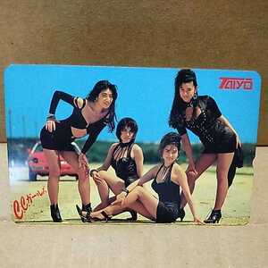 シーシーガールズ CC girls 青田典子原田徳子藤原理恵 藤森夕子【同梱当日落札のみ対応】テレホンカード 非売品 notforsale C.C.GIRLS
