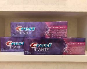 クレスト 3Dホワイト CREST グラマラス ホワイト3本　ホワイトニング 歯磨き粉