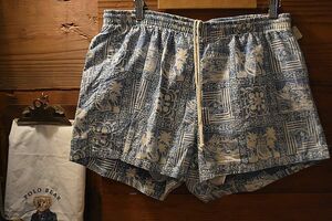 Большой размер Hawaii Hawaii 80S Vintage Reyn Spooner Rainse Pooner Swim Shorts Sea Pan XXL Хлопковое полибар Spatter Total Pattern NT5959