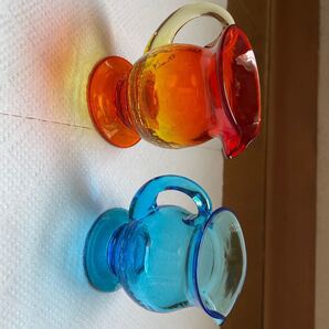 琉球ガラスシロップ入れ