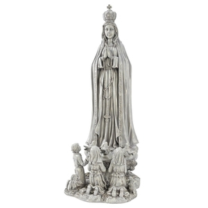 80cm ファティマの聖母 置物キリスト教彫刻天使イエス雑貨セイントインテリア教会置物オブジェ装飾品西洋彫刻洋風雑貨聖母像キリスト
