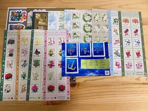 E100)シール式記念切手 10010円分 84円と63円と80円切手